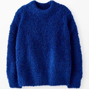 Hanna Anderson Mock Neck Bouclé Sweater